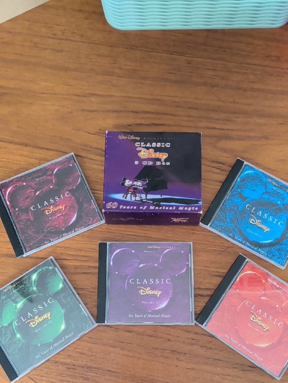 Walt Disney Records presents Classic Disney 5 CD Box 60 Years Of Musical Magic